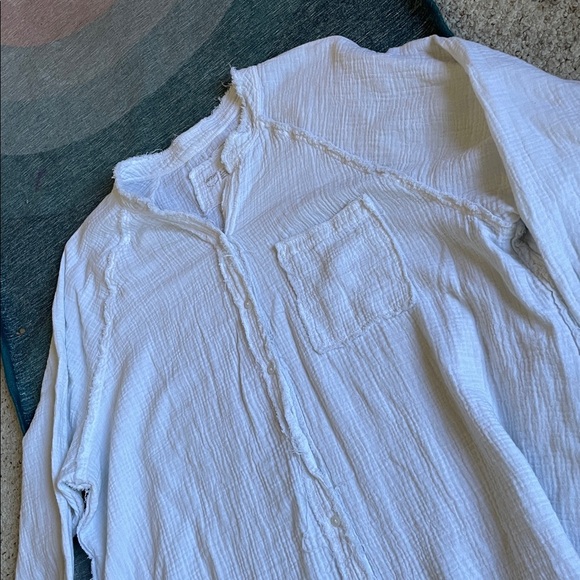 Aerie Gauzy Knit Waffles Layering Shirt - Picture 9 of 15